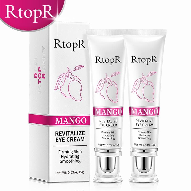 RtopR Mango Eye Cream Anti-puffiness Dark Circles Moisturizing And Moisturizing Around The Eyes Anti-Aging And Firming Around The Eyes 2pcs