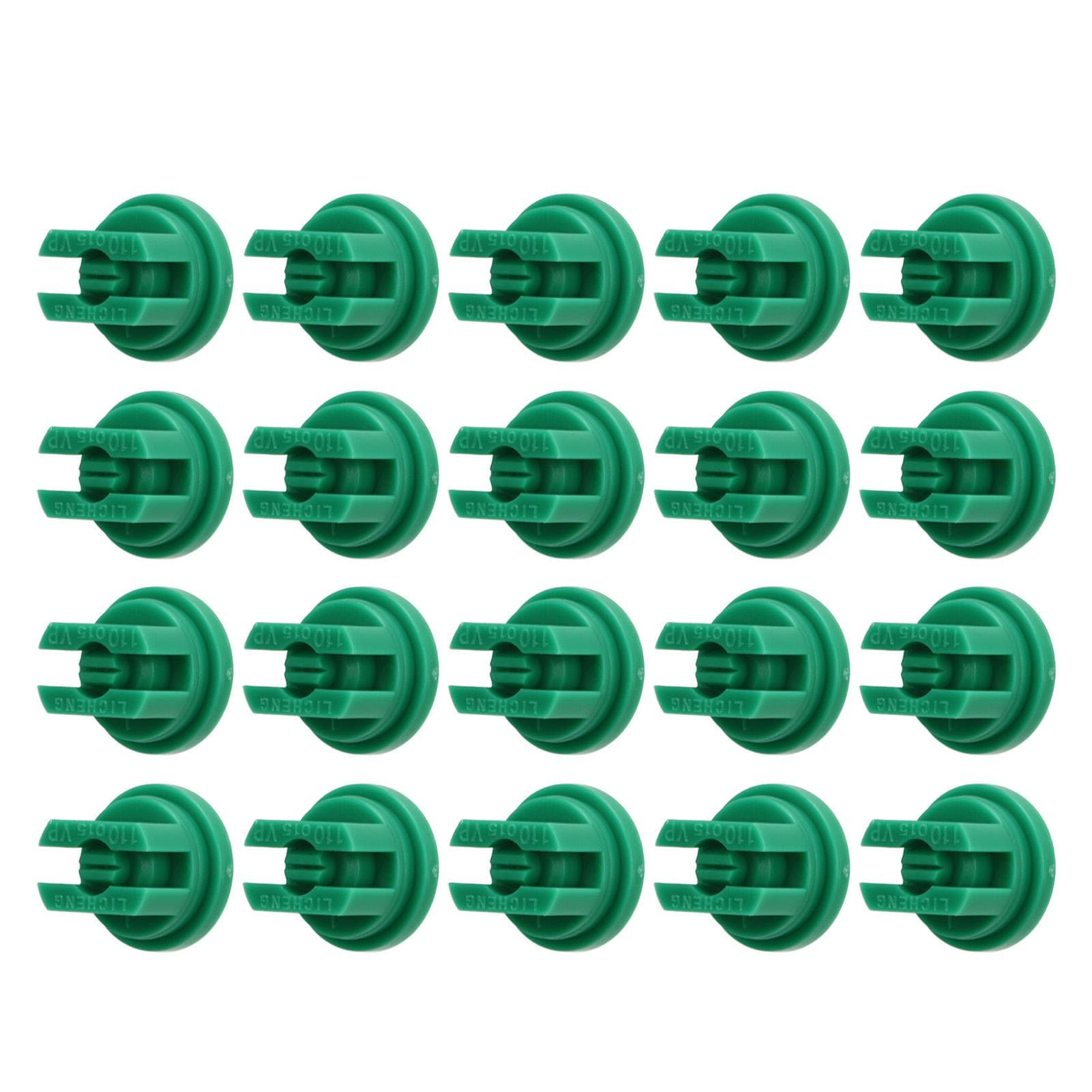 20pcs Flat Fan Spray Tip High Pressure Plastic Agricultural Sprayer Nozzle for Plant Protection