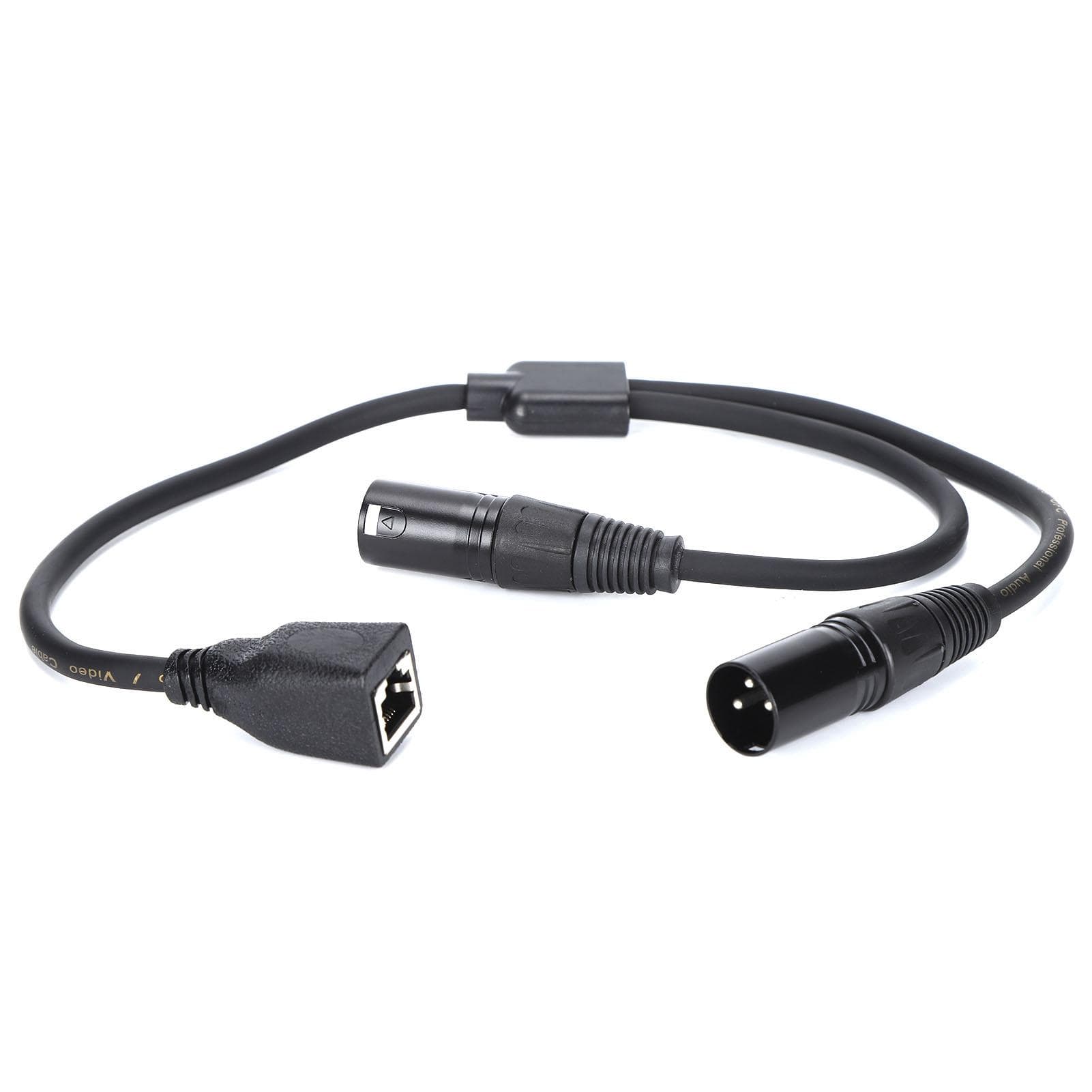 JORINDO JD6099 Adaptor Cable Dual XLR Male to RJ45 Female YSpliter Adaptor Cable