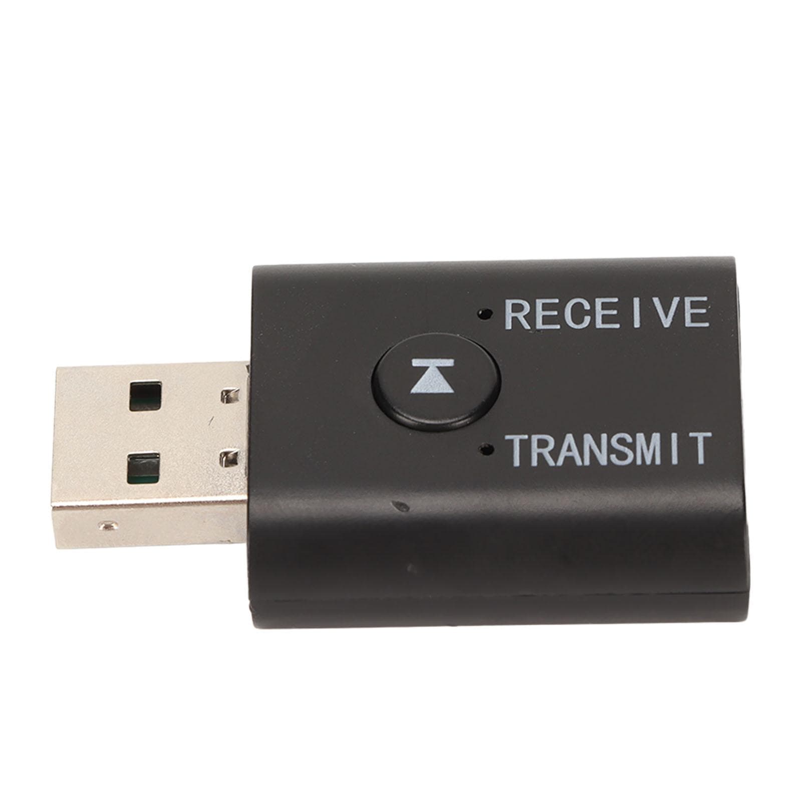 USB Bluetooth Transmitter Receiver 2 in 1 Portable 3.5mm Wireless Bluetooth Adapter for Home Stereo