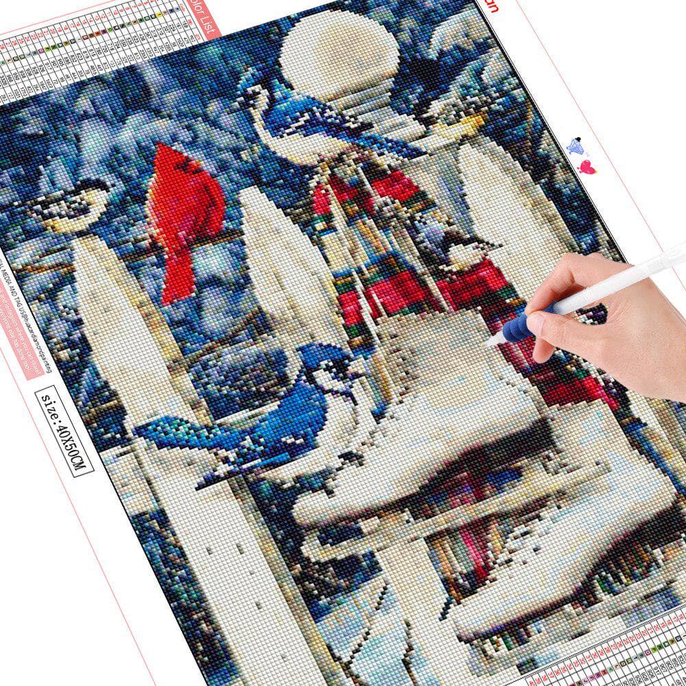 5d Diamond Painting Bird Diamond Embroidery Full Set Mosaic Diamond round Rhinestones Pictures 20X30CM