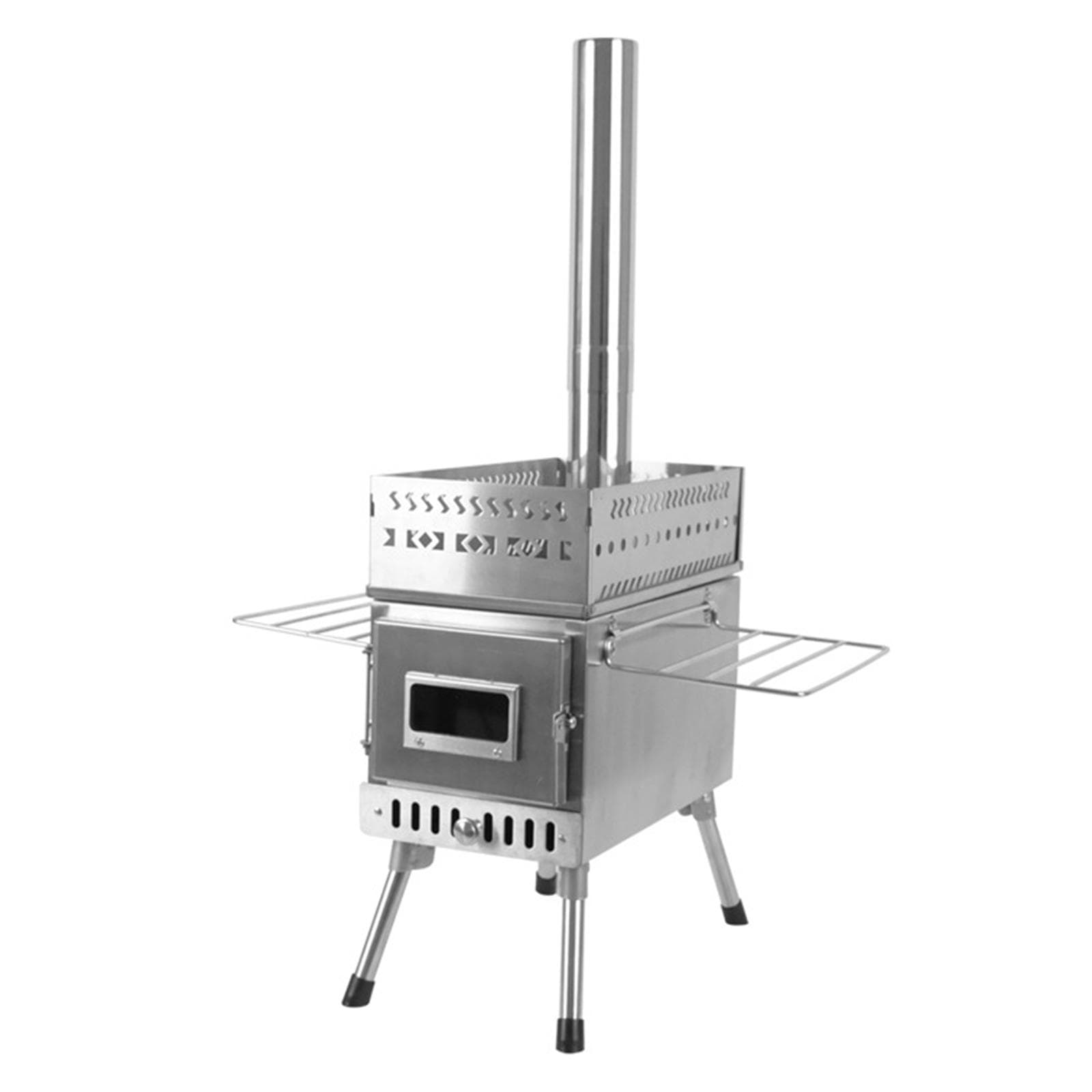 Sauna Stove Wood-Burning Sauna Stove For Picnic Camping Tent Folding Portable with Window S