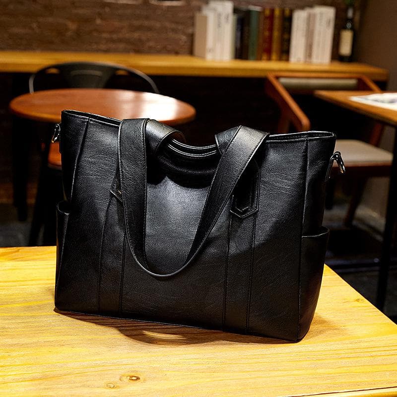 Tote Bag, Large Capacity, Easy To Carry, Single-shoulder Crossbody Bag, Large Bag, Fashionable and Versatile, Women's Handbag black