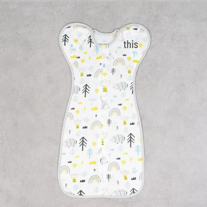 Newborn Anti-Startle Swaddle Sleeping Bag with Stretch Sleeves M/64CM