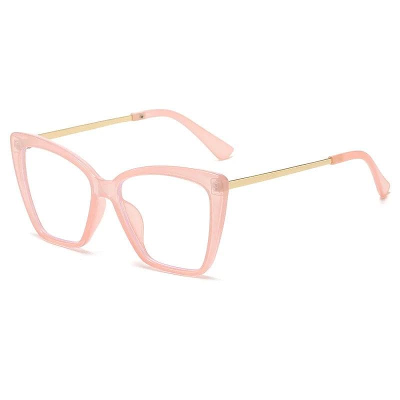 Women's Anti Blue Light Glasses Metal Butterfly Frame Resin Lenses Lightweight Anti Fatigue for Women Anti blue light