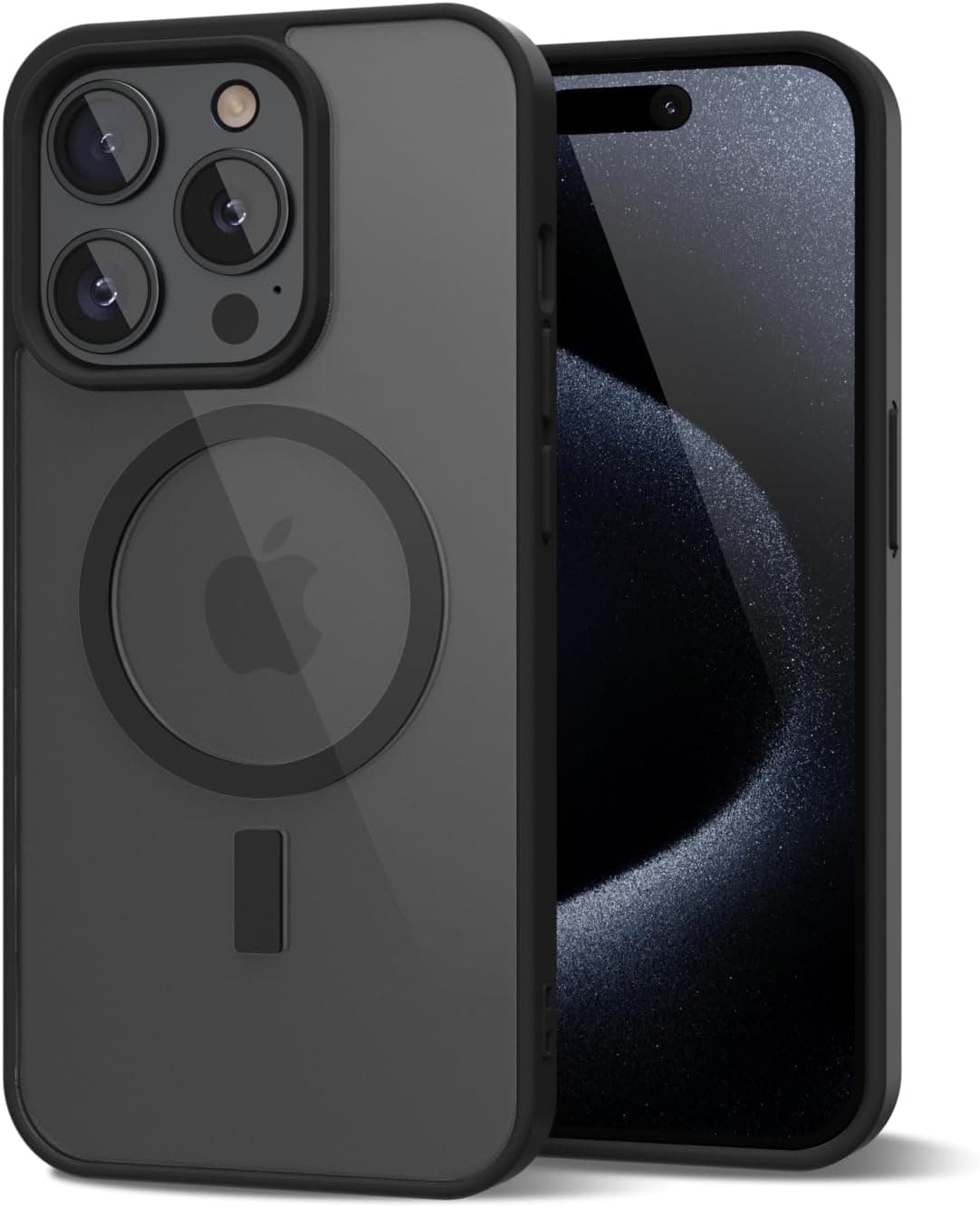 Non Yellowing Case for Magsafe Mag Safe Iphone 15 Pro Max 14 Plus 13 Mini 12 11 X Xs Xr Se 2022 2020 8 15Pro 14Pro 13Pro 12Pro Phone Cover Accessories For iPhone 12 Pro Max black