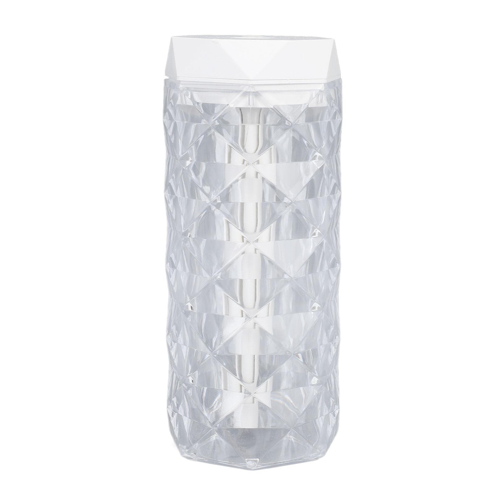 Small Air Humidifier Colorful Ambient Lighting Multi Faceted Prism Design Type C Clear Water Bottle
