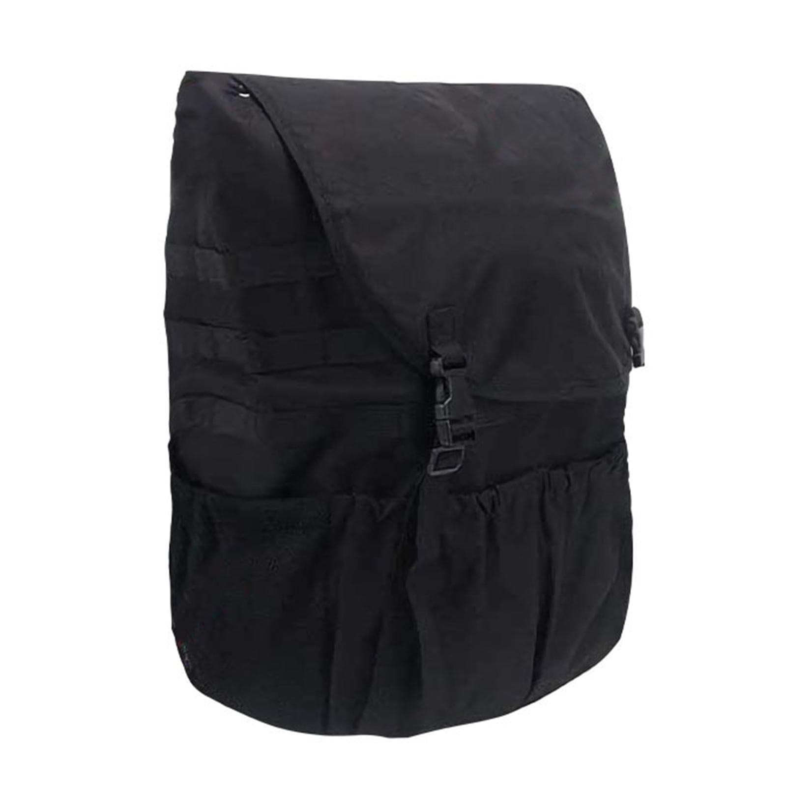 Spare Tire Trash Bag Backpack Cargo Storage Bag Tool Gear Organizer Multi-Pockets Backpack for Car black