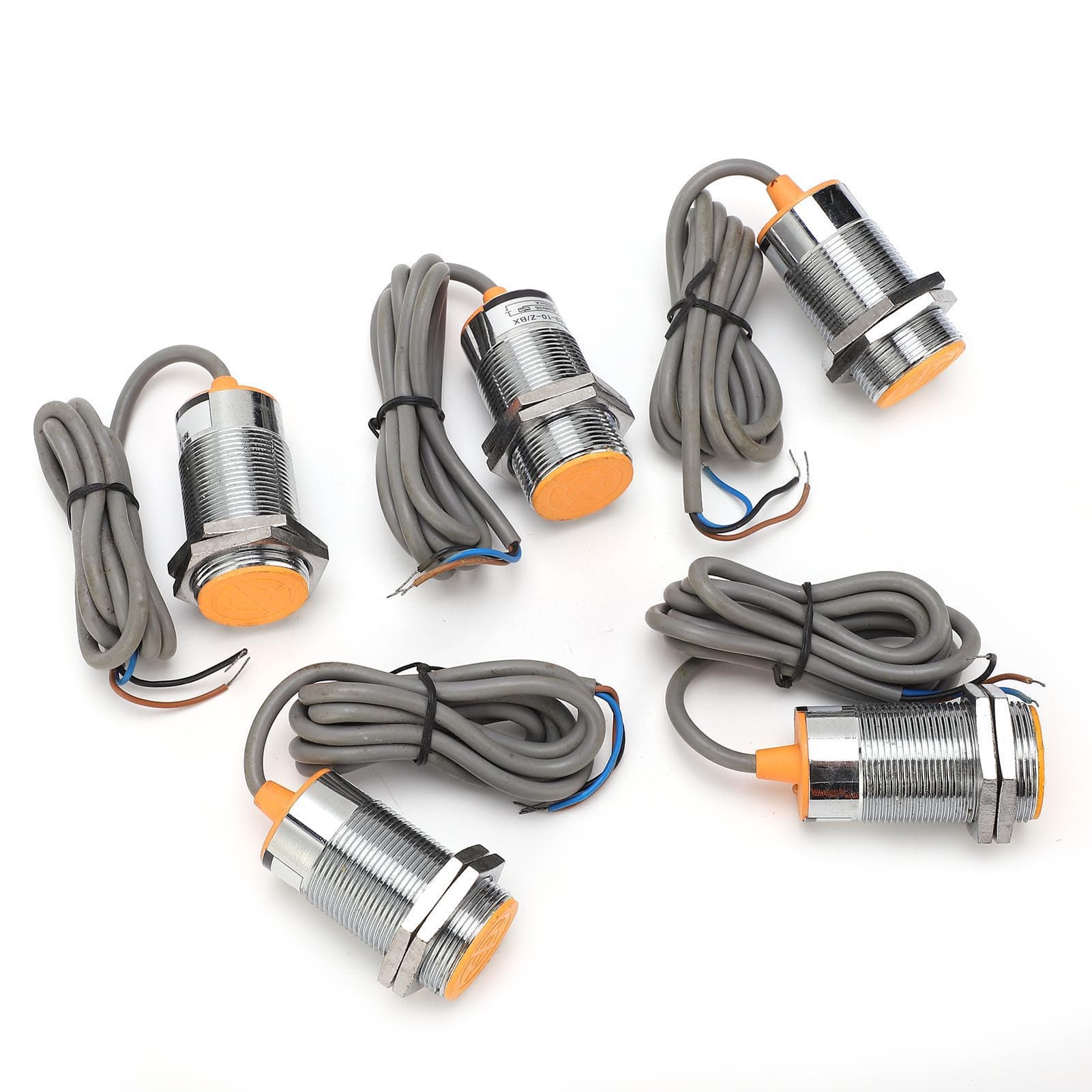 5Pcs Metal Inductive Switch Proximity Limit Sensor NPN 3?Wire Normally Open LJ30A3?10?ZBX
