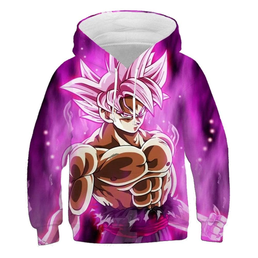 2025 MINISO Kids Dragon Ball Hoodie Sweatshirt Son Goku Boys Girls 3D Printing Sport Sweater Cosplay Costume Children Pullovers Tops 120