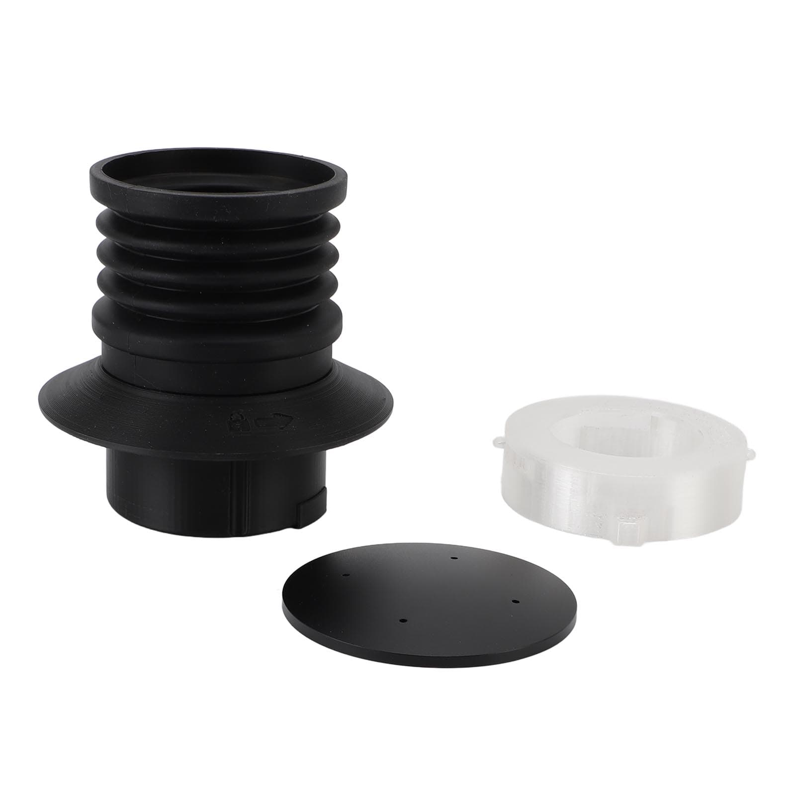 Single Dose Hopper with Silicone Bellow Aluminum Coffee Machine Blowing Bean Bin Accessories for