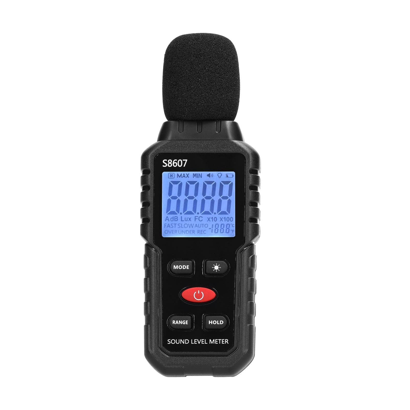 A-weighted Noise Detector 30-130dB Mini Decibel Monitoring Device High Accuracy Sound Level Meter multicolour