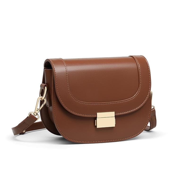 Bag Female Crossbody Bag Spring Summer Saddle Leather Female Bag Tofu Bag Senior Sense Small Bag