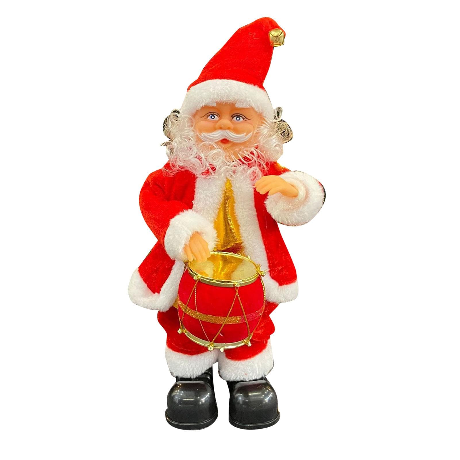 Electric Singing Dancing Santa Musical Figure Decoration Battery Operated Xmas Santa Toy for Home