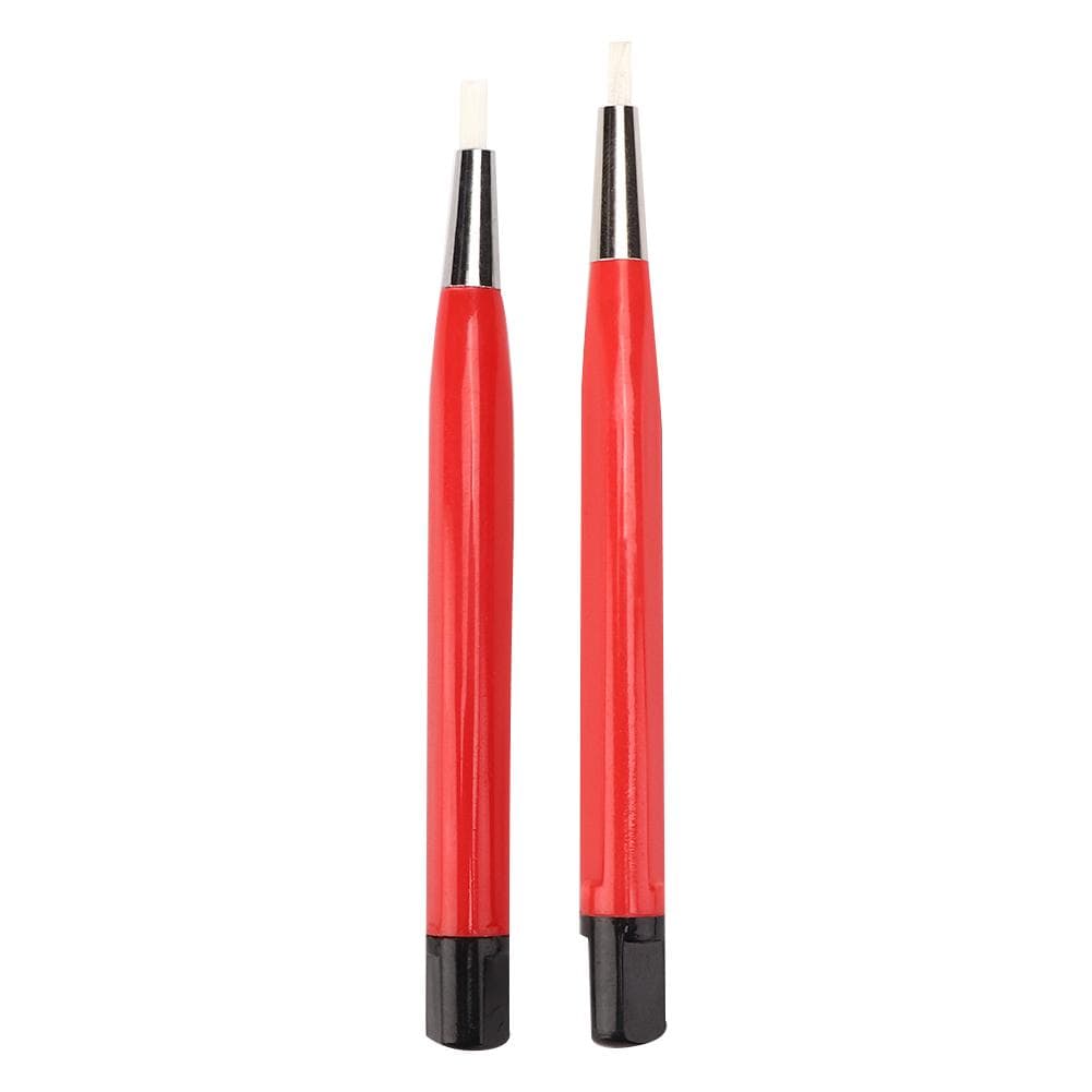 2pcs Fiber Rust Removal Brush Pen Watch Parts Polishing Cleaning Tool