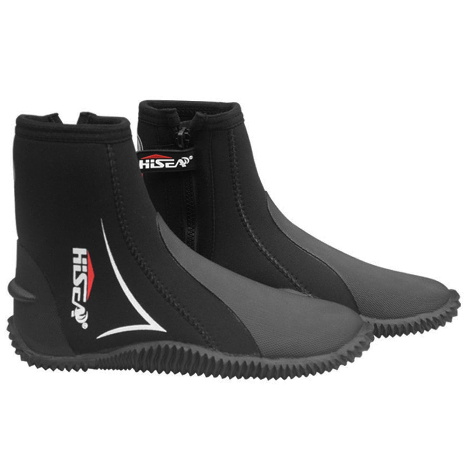 5mm Neoprene Dive Boots Wetsuit Boots with Side Zipper for Men and Women Snorkeling Scuba Diving 44