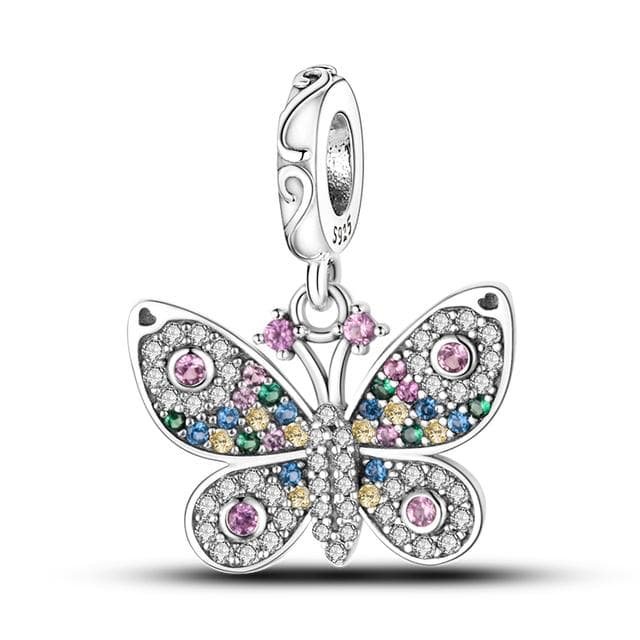 Charms 925 Origina Silver Evil Eye Owl Blue Charms For Fashion Bracelet DIY Jewelry Making