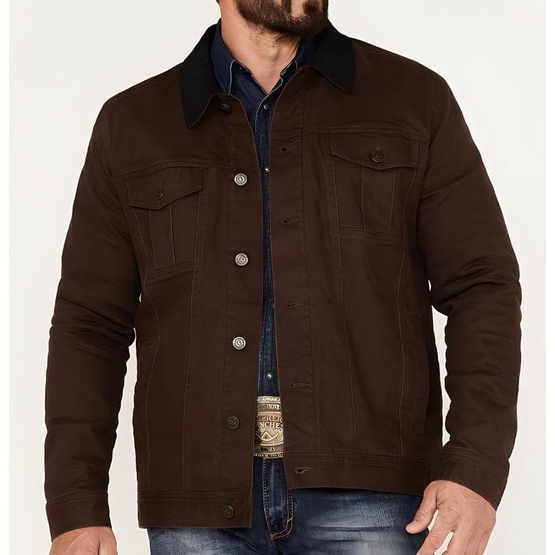 Spring and Autumn New Men's Single Breasted Jacket Casual Jacket 2XL