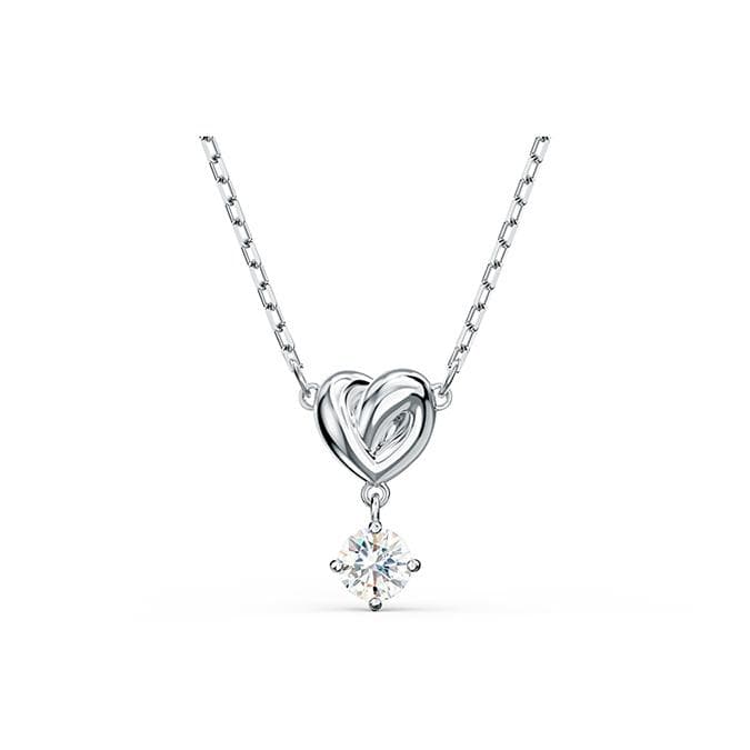 Swarovski Lifelong Heart Pendant Necklace Women necklaces White 5517928 Box (Random Color)