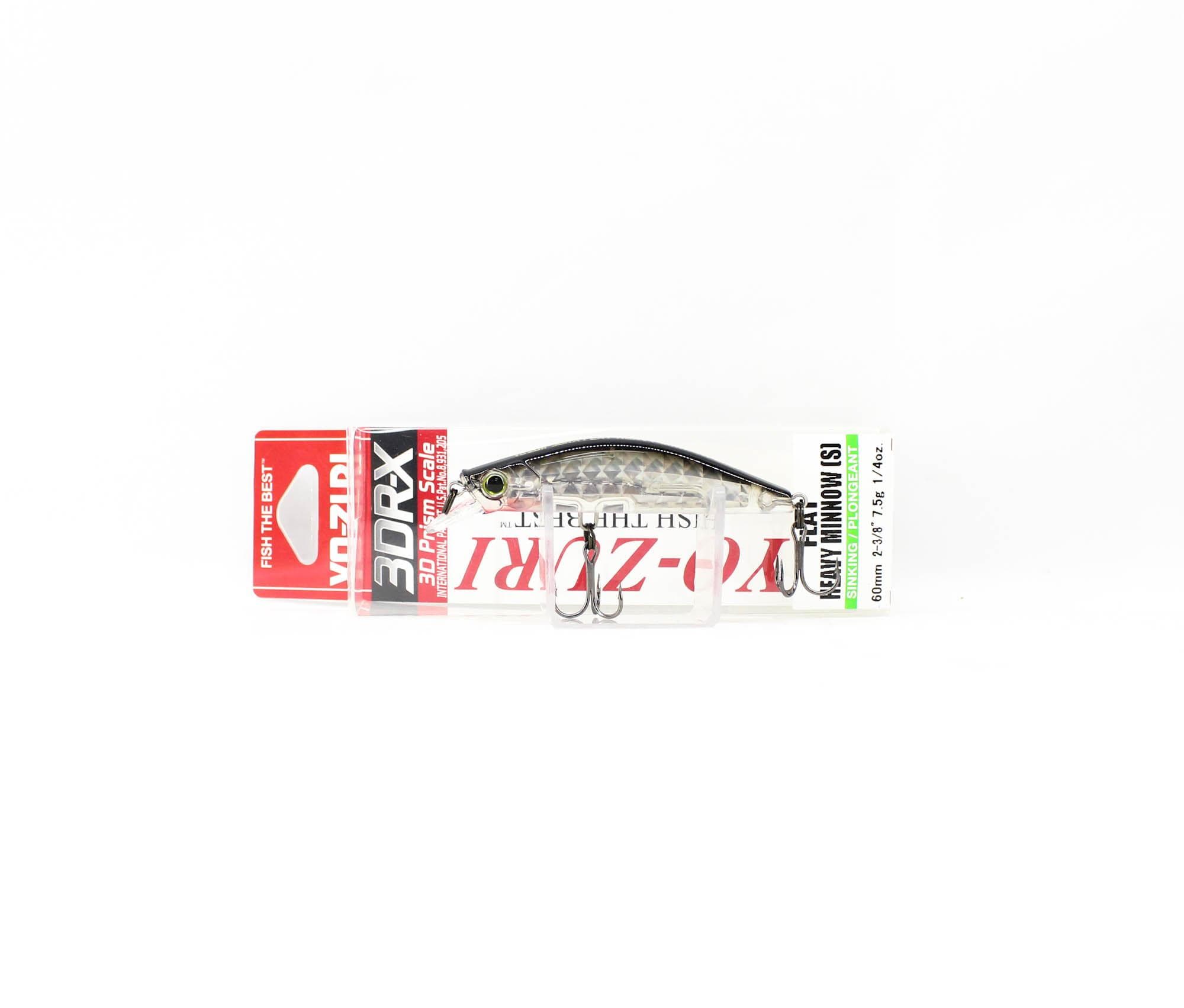 Yo Zuri 3DR-X Flat Heavy Minnow 60S Sinking Lure R1542-PSBL (4855)