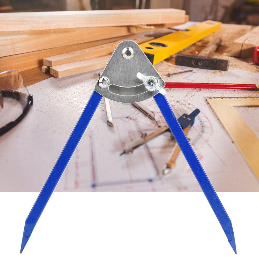 Industrial Marking Gauge High Hardness Alloy Steel Spring Compass Hand Tool(250mm)