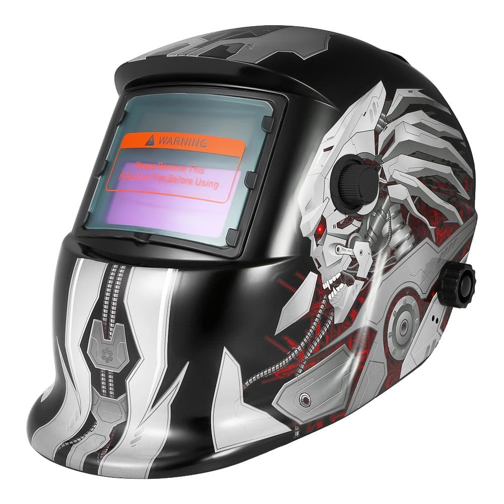 Professional Solar Energy Auto Darkening Welding Helmet Welding Welder TIG MIG Grinding Mask Robot dark gray