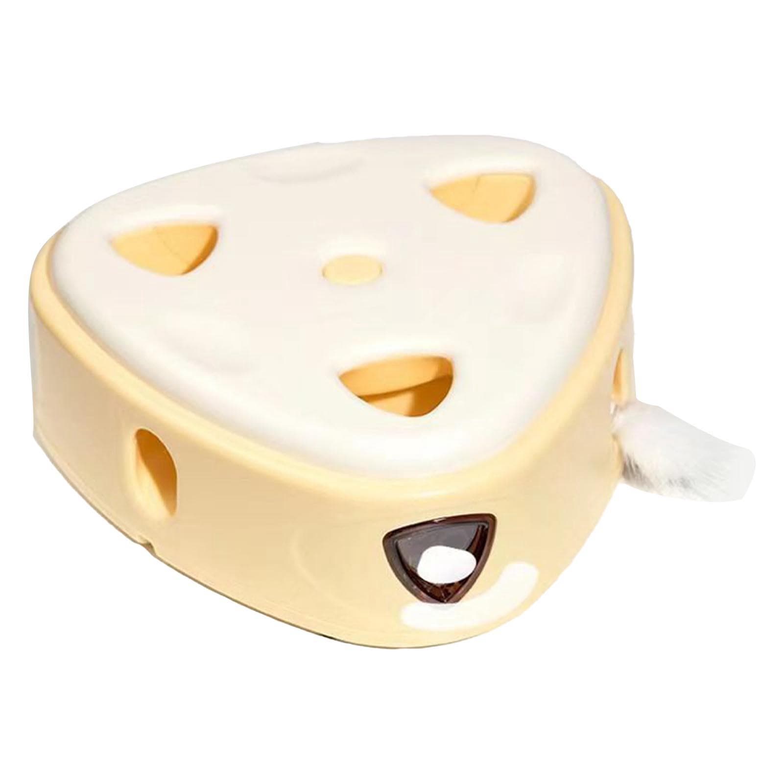 Interactive Electric Cat Teasing Toy Auto On Off Triangular Automatic Sensing Toy Cat Teaser
