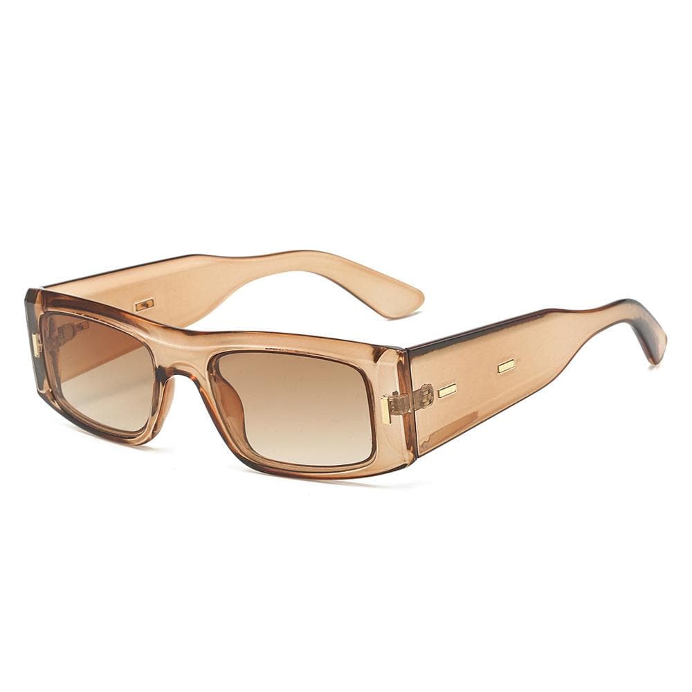 Small Rectangle Sunglasses UV400 Luxury Retro Designer Shades for Women Men Travel Square Gafas Oculos as picture
