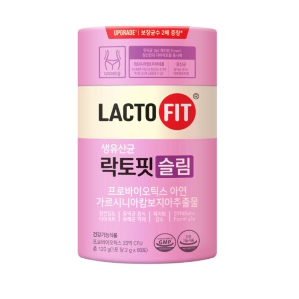 [Chong Kun Dang] Upgrade LactoFit 5X Probiotics 6 Types Slim (60 Sticks)