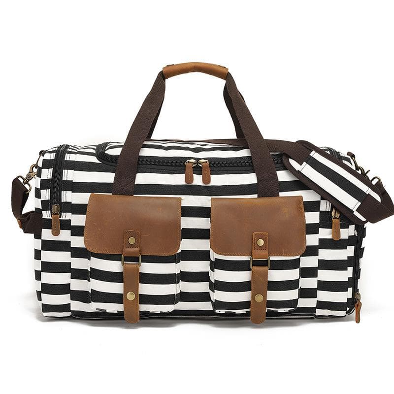 Canvas Hand Travel Bag Oblique Cross Travel Shoulder Sports Bag Europe and The United States Wind Outdoor Fitness Bag Collocation