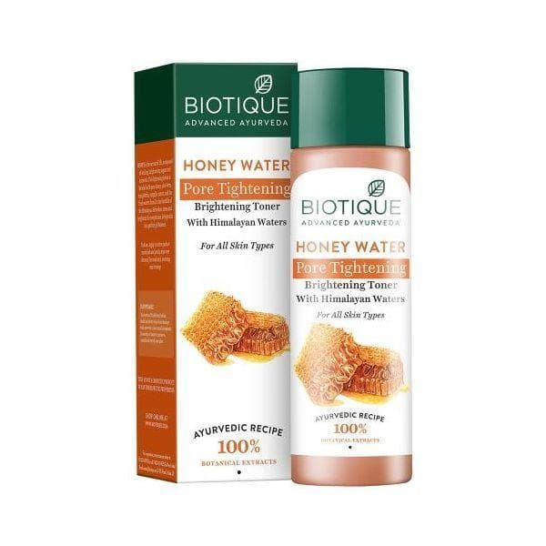 Face Toner with Honey: narrowing of pores (120 ml), Honey Water Pore Tightening Toner Biotique 120ml