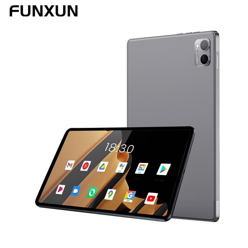 FUNXUN 10.4 Inch tablet 8+128GB Large Screen 2000*1200 PC Android 12 keyboard SIM Card WIFI Course COD nline 8GB+128GB silver