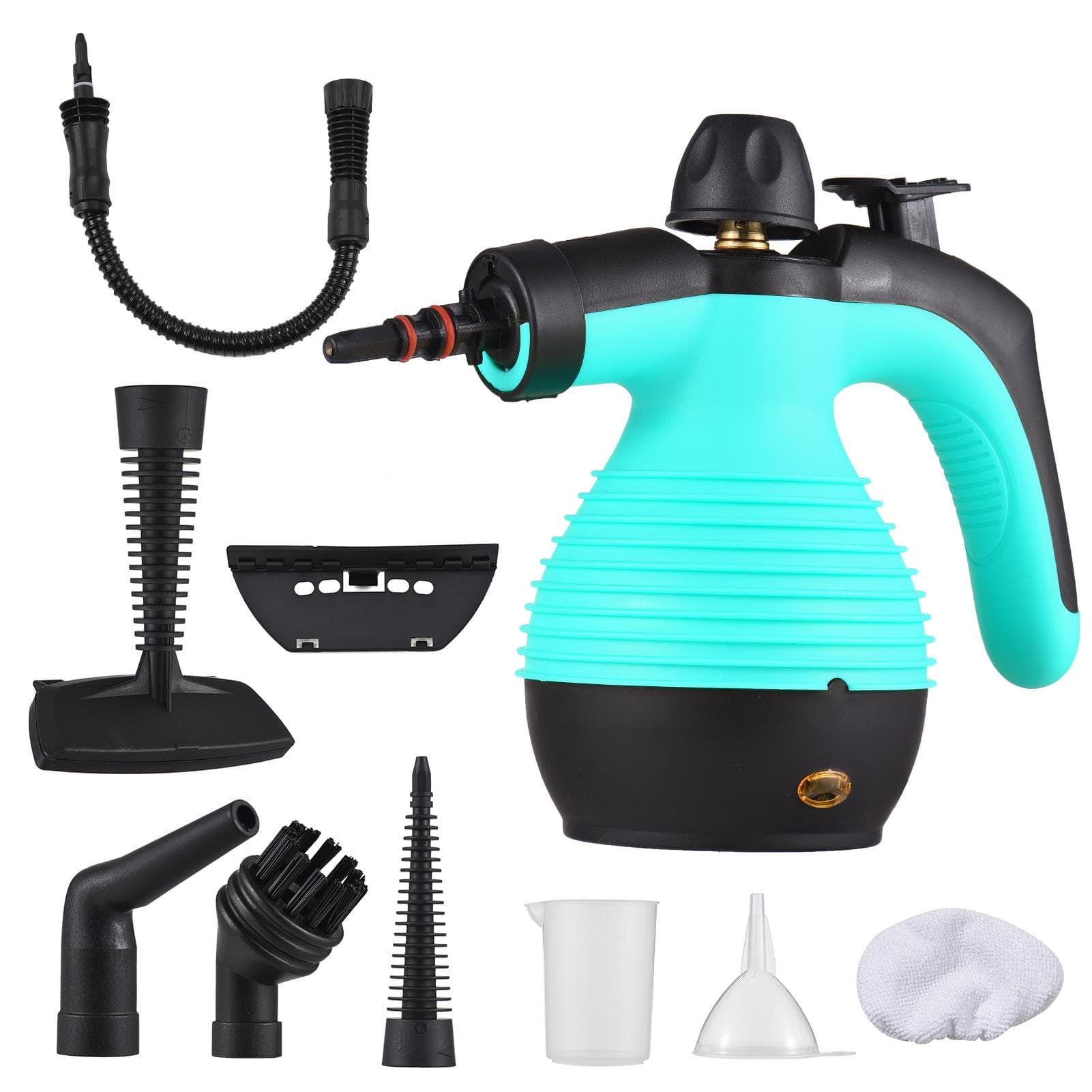 Portable Handheld Steam Cleaner 1050W Multifunctional High Temperature Pressurized Steam Cleaning UK Plug blue