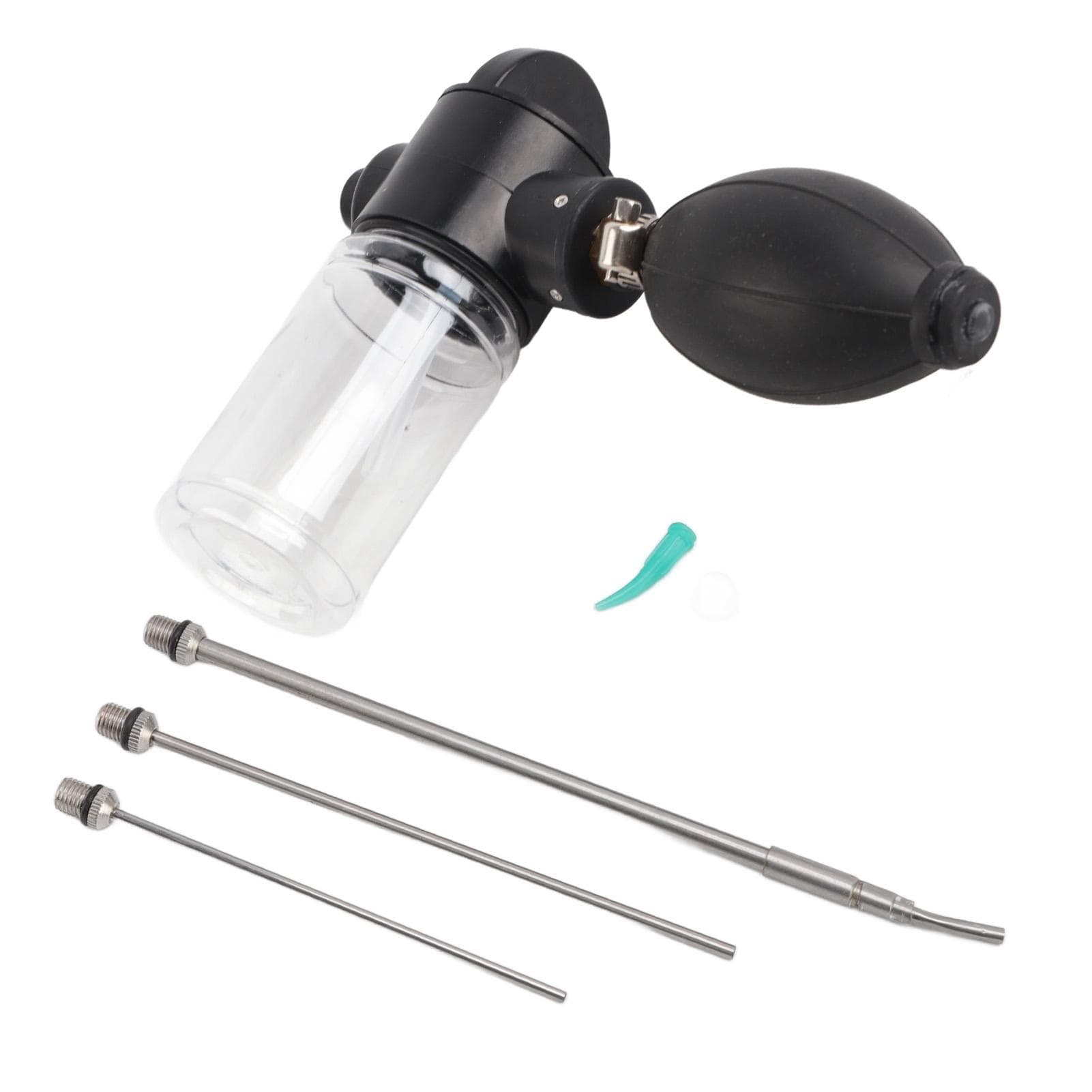 Pest Control Bulb Duster with 3 Stainless Steel Nozzles Termite Removal Tool Set for Agriculture