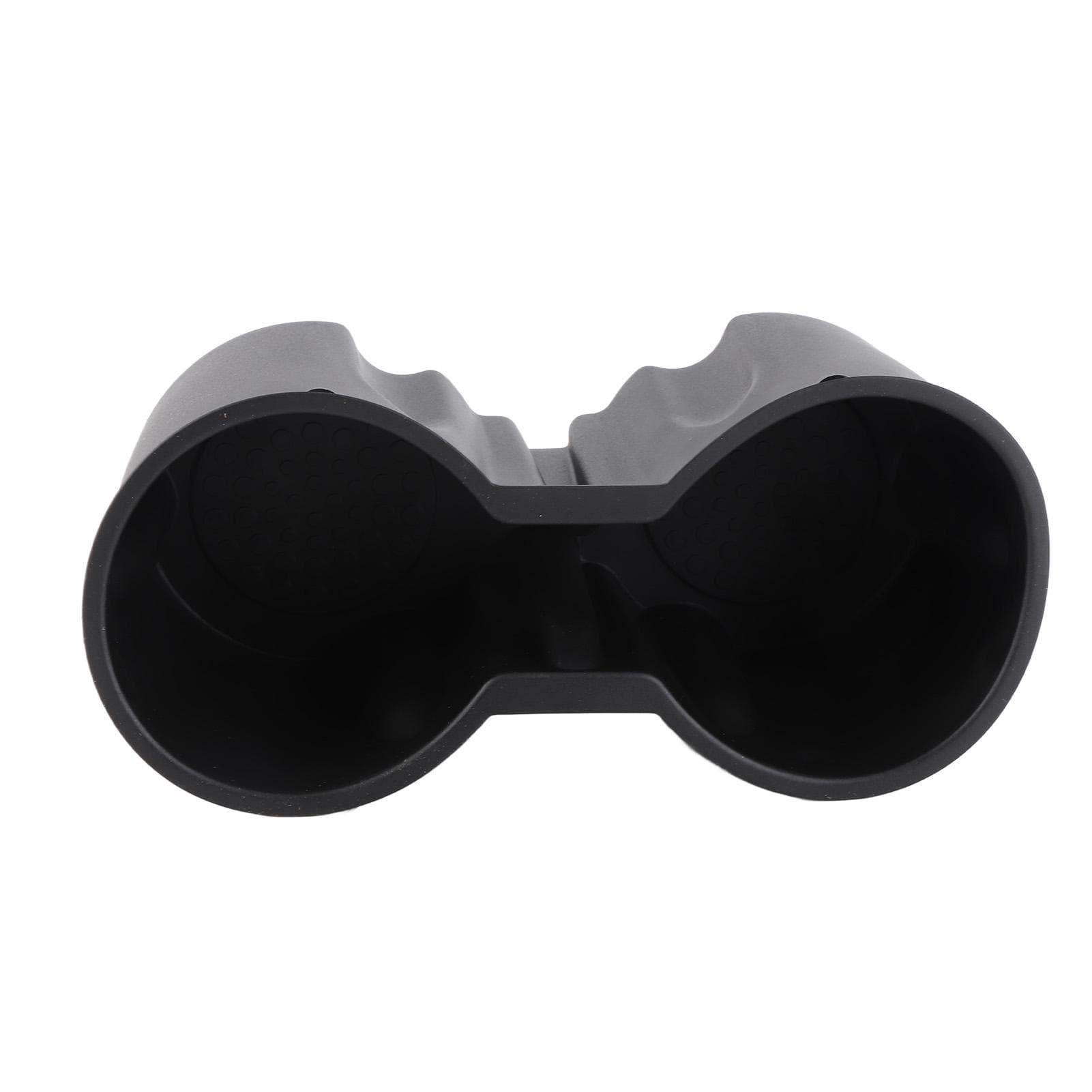 Cup Holder Insert Rubber Black Center Console Cup Tray Non Slip Coasters