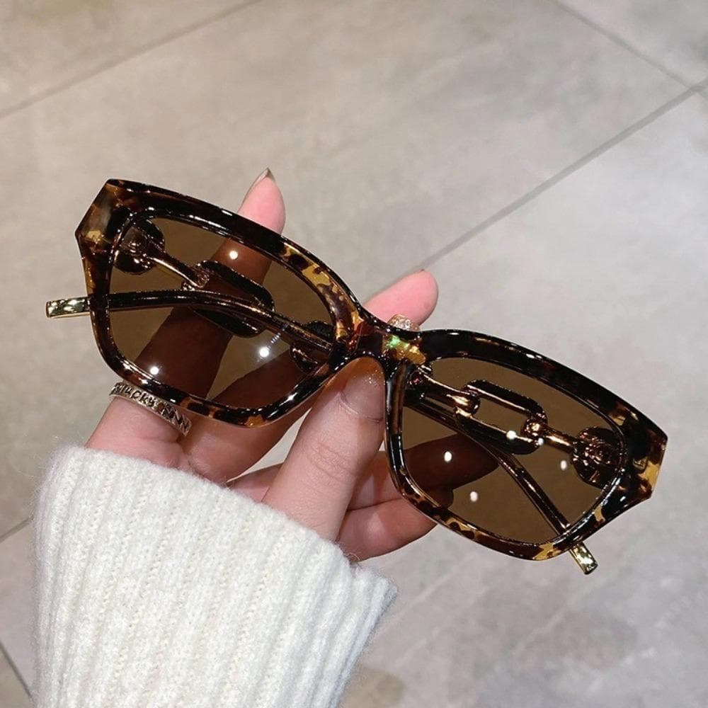 Korean Style Women Sunglasses Small Frame Trendy Hip Hop Colorful Cat Eye Eyewear Fashion Glasses