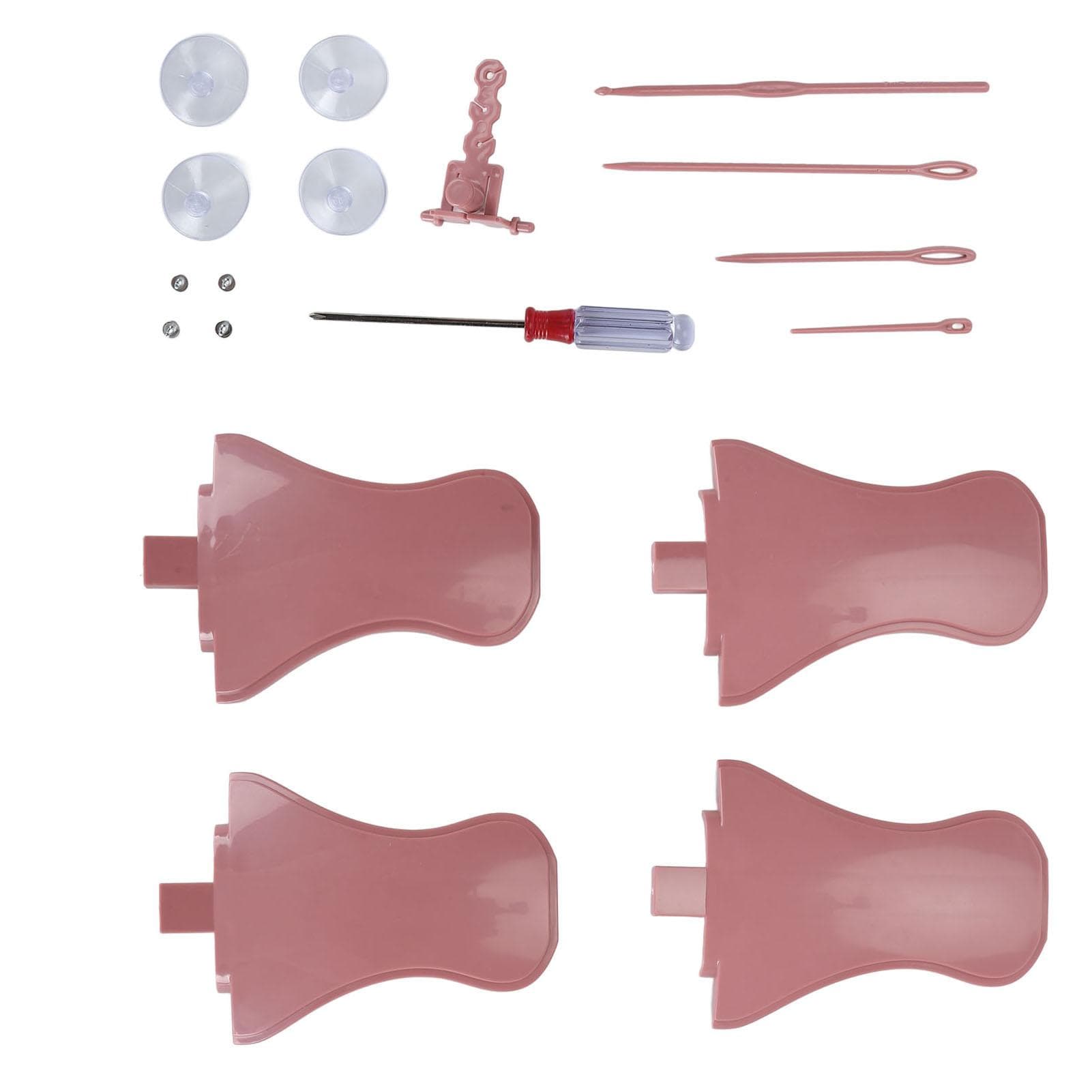 18pcs Knitting Machines Adapter Set Replacement Complete Tools DIY Knitting Machine Accessories for