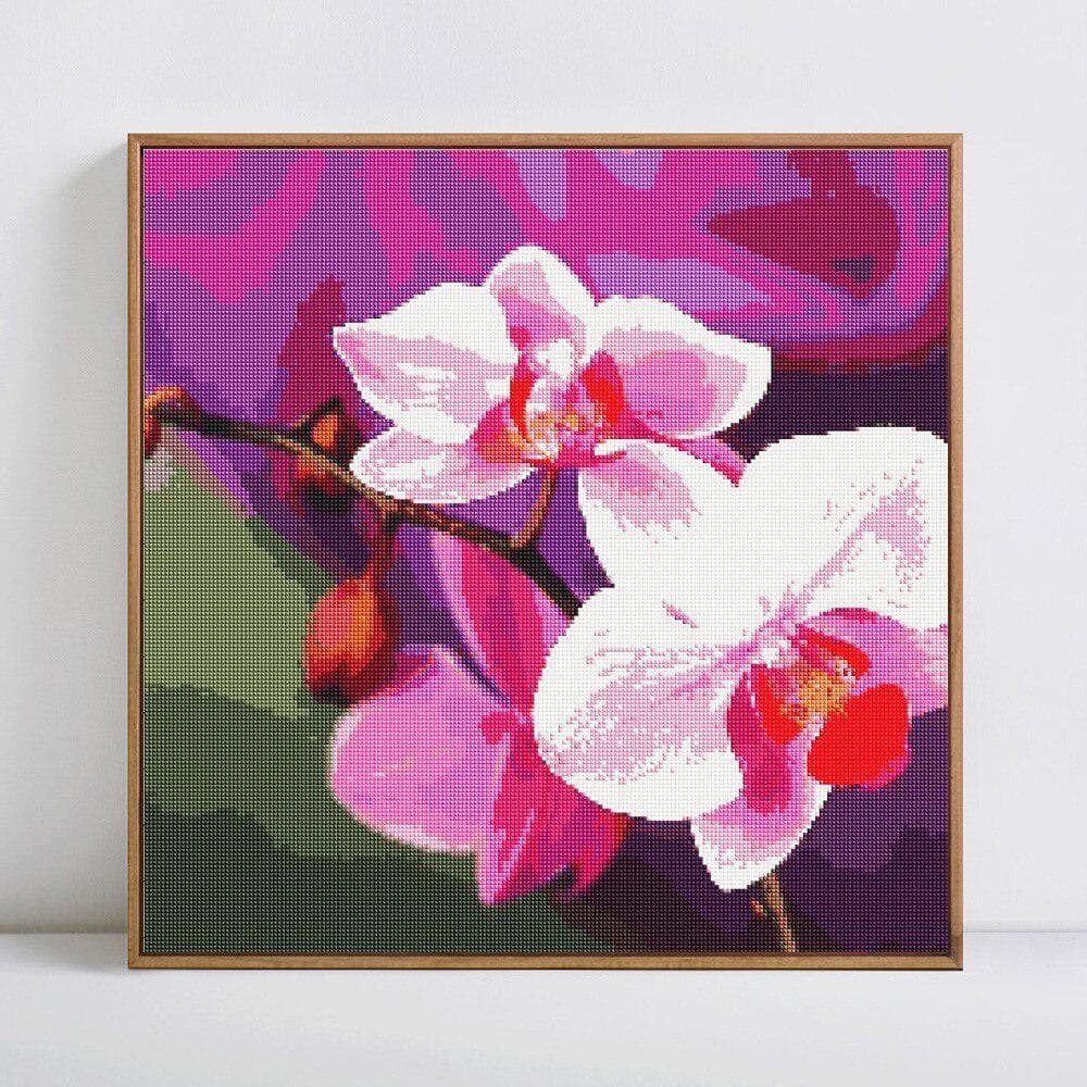 DIY Diamond Painting Full Round Flower Rhinestone Picture Embroidery Diamond Mosaic Cross Stitch 30x30