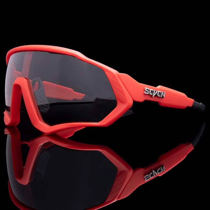Sport Cycling Glasses Bicycle Eyewear Mountain Bike Cycling Goggles Polarized Sunglasses red
