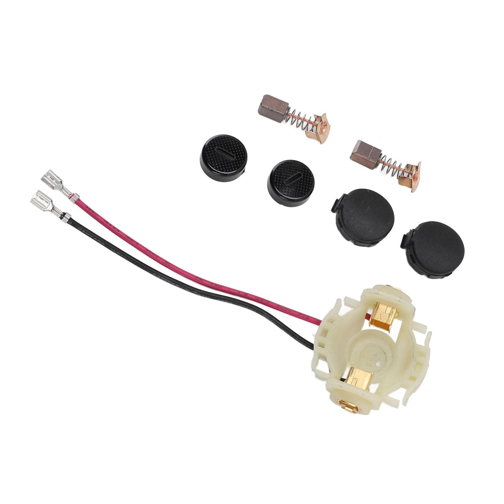 Carbon Brush Holder Kit 2 Carbon Brushes 1 Holder 2 Caps 2 Cap Covers Set for BGA450 BGA452 DGA452