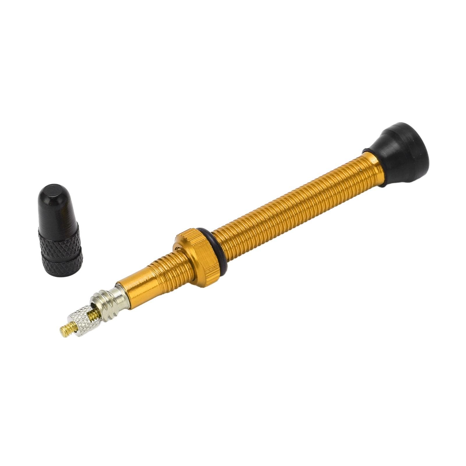 60mm Mountain Bike Presta Valve Stem Aluminum Alloy Tubeless Vacuum Extension Valve Bike Accessory