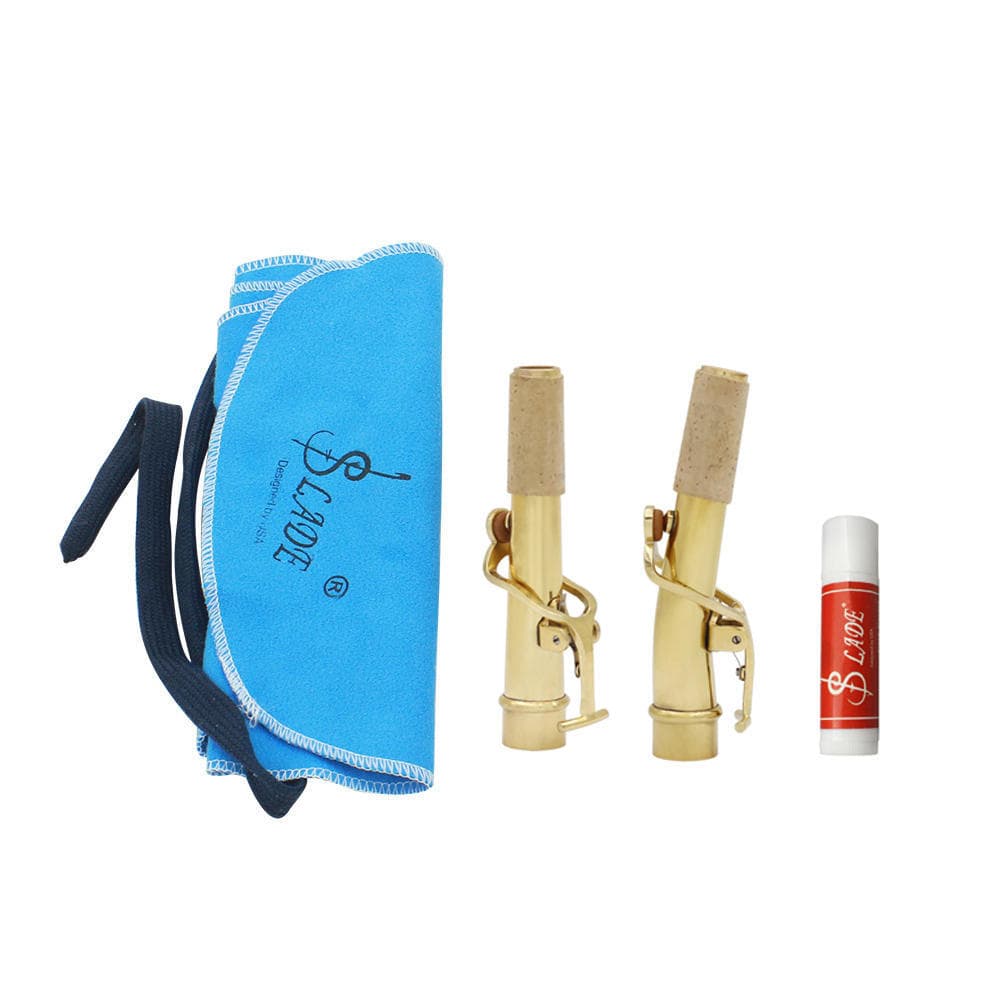 Tenor Soprano B-flat Saxophone Sax Bend & Straight Neck Kit Brass 16.8mm