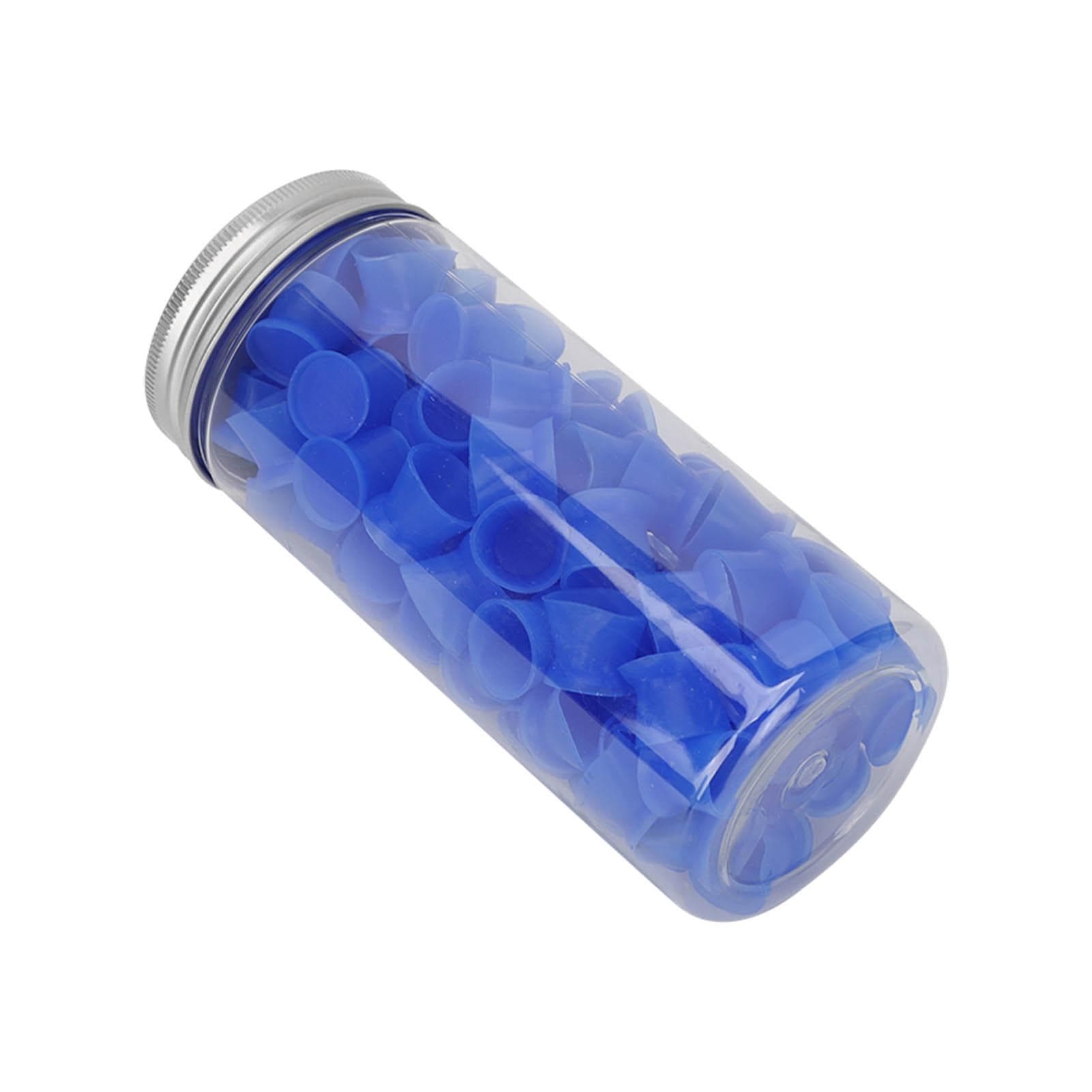 100 Pcs Tattoo Ink Cups Silicone Soft Disposable Tattoo Pigment Cups Makeup Container Tattoo