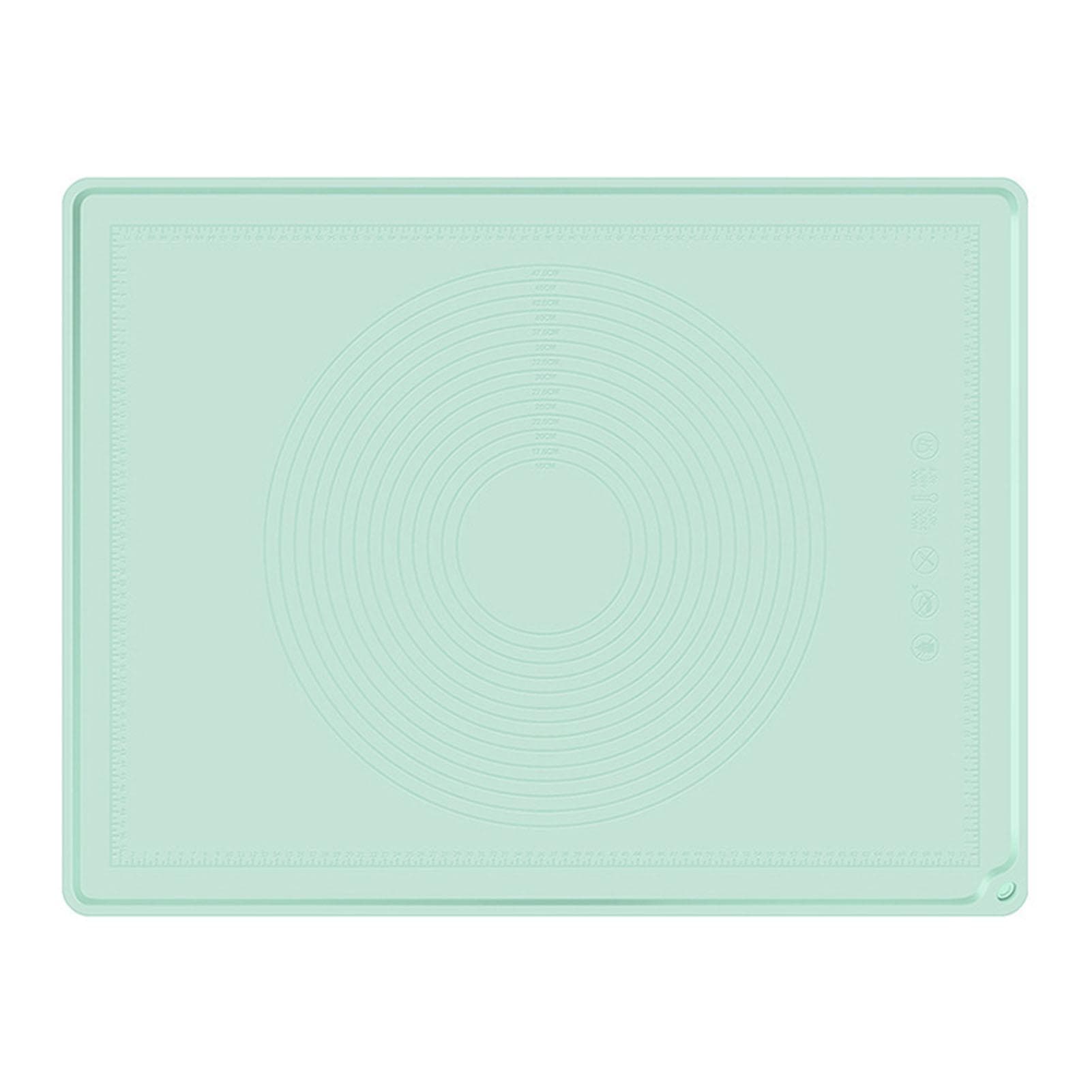 Extra Thick Silicone Baking Mat Multi Functional Dough Rolling Pad for Making Dumplings 0.2in