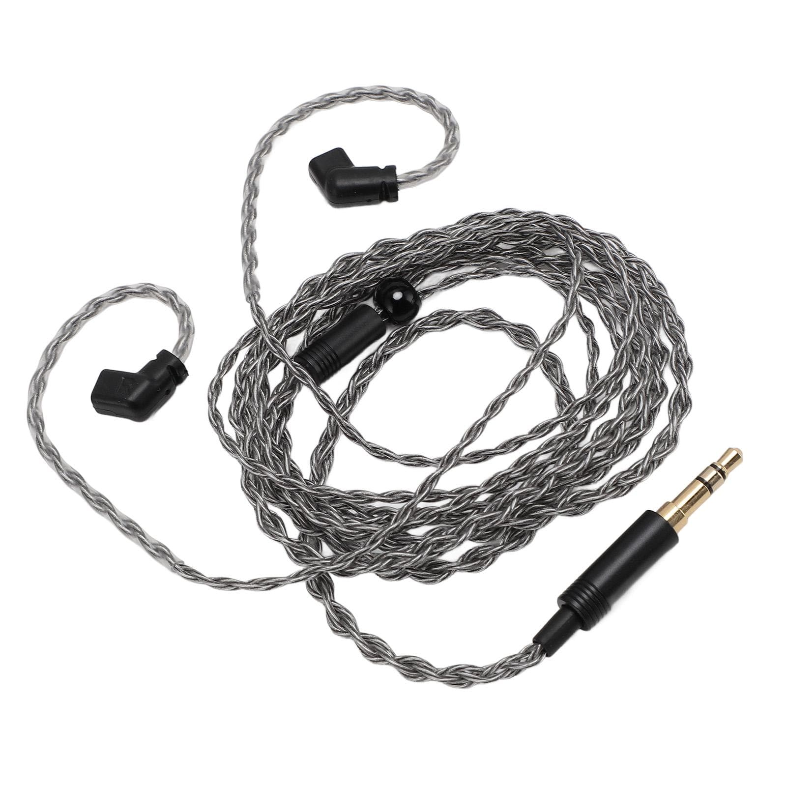 Earphone Cable Silver Plated Copper 3.5mm to 2 Pin 0.78mm for QDC AS12 AS16 for KZ ZSX ZSN ZS10 Pro