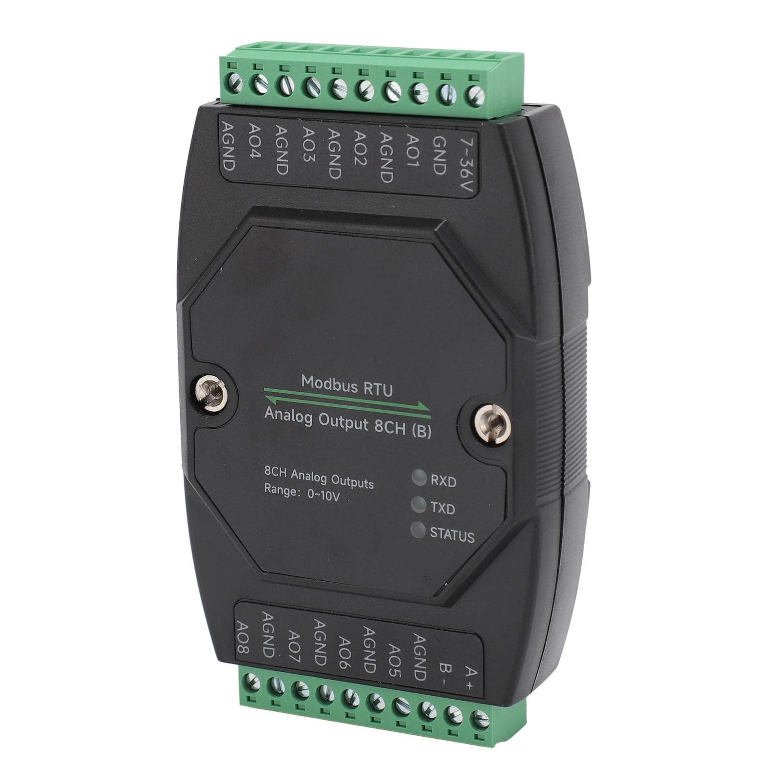 Analog Output Module 8 Channel 12 Bit DA Conversion RS485 RTU Industrial Analog Output Board DC