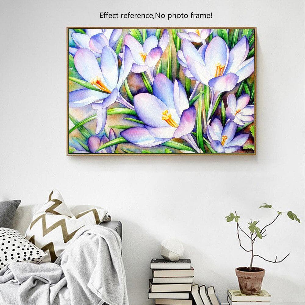 Diamond Embroidery Flower 5D Diamond Painting Full Round Plant Rhinestones Pictures Home Decoration 20X30CM