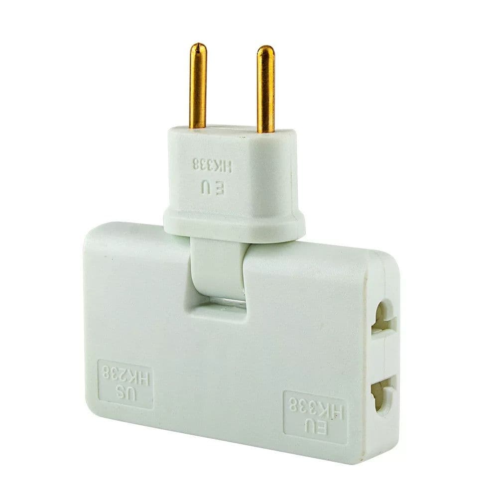Multi Plug Multifunction Wireless Rotate Plug 180 Degree Rotating Socket Adapter EU Converter white