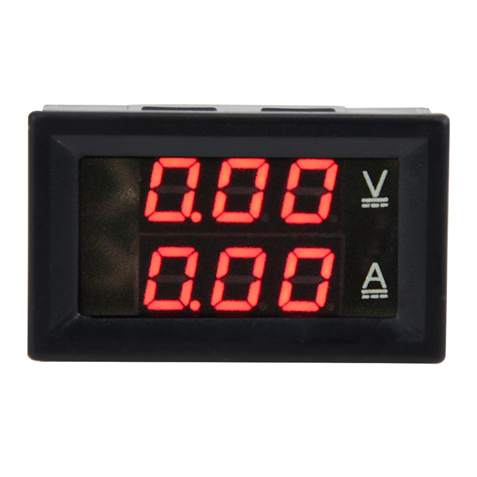 3 Digit DC 0100V 50A10A Voltmeter Ammeter Gauge Dual LED Panel (Red & Red10A)