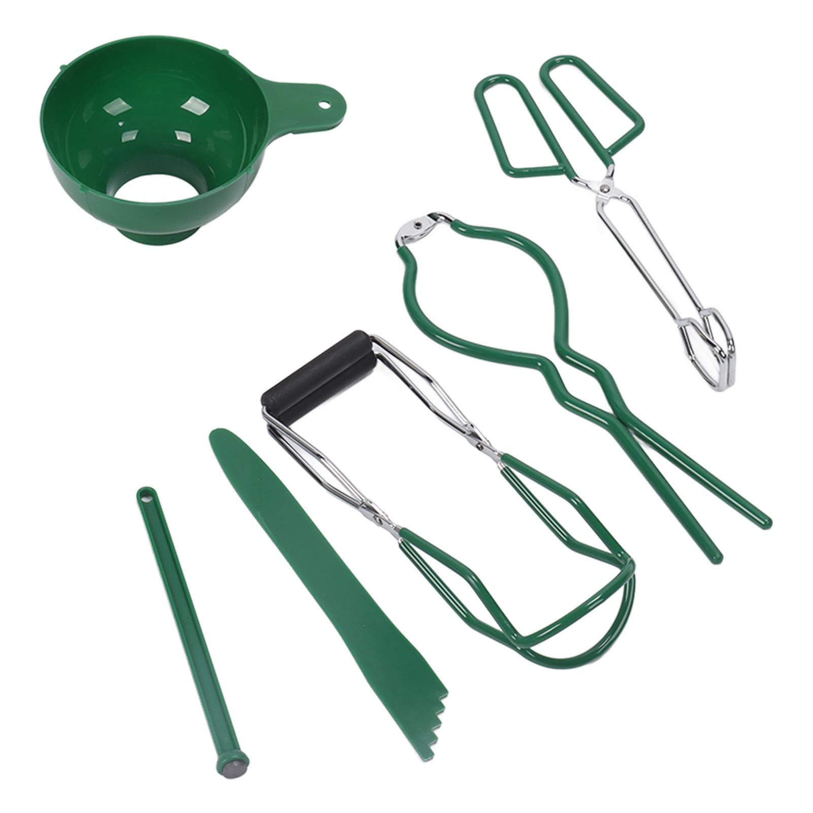 6 Pcs Canning Kit Canning Funnel Tong Bubble Popper Jar Wrench Lifter Magnetic Lid Lifter Jam